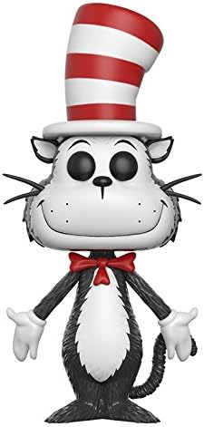 funko pop 书籍:苏斯博士戴帽子的猫玩具模型