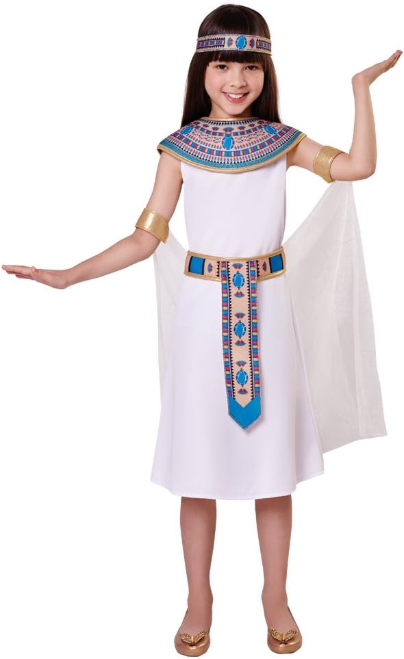 bristol novelty cf026 埃及女孩服装 3 years to 14 years 白色 medi