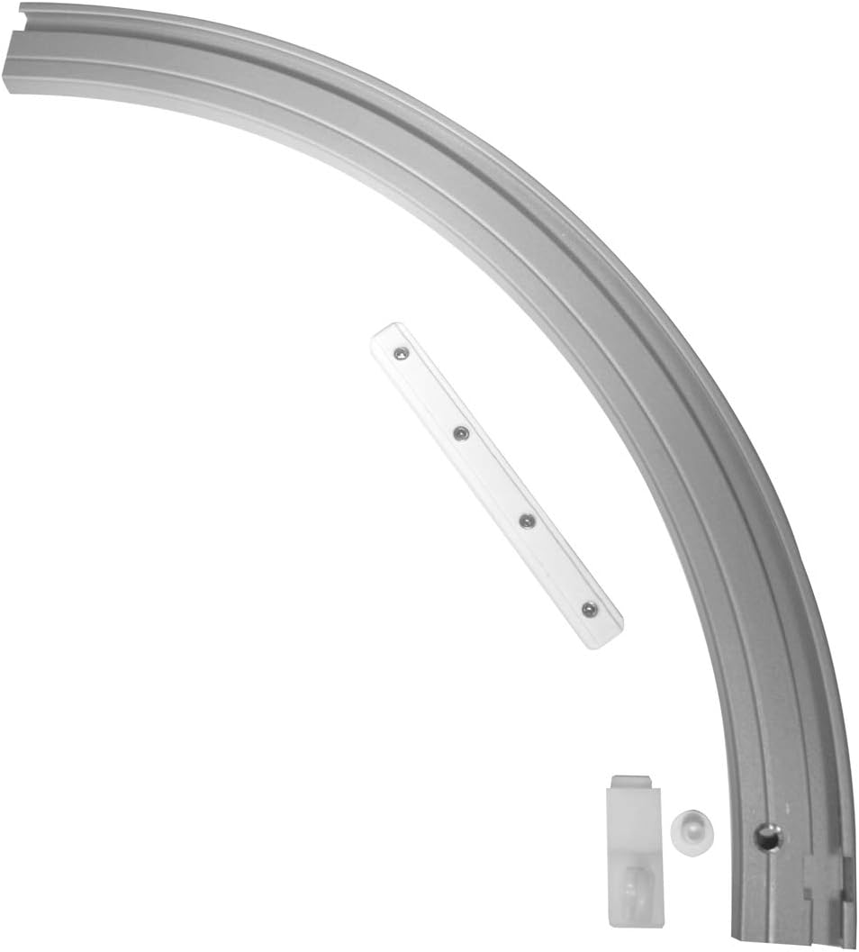 gardinia 圆形拱形铝制窗帘轨道 1 向右 20 x 20 厘米