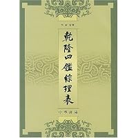 乾隆四监综理表