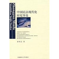 中国民法现代化研究导论