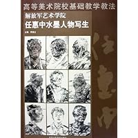 解放军艺术学院任惠中水墨人物写生