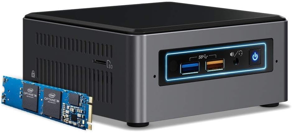 intel nuc boxnuc7i7bnhx1 core i7-7567u 16gb intel optane memory