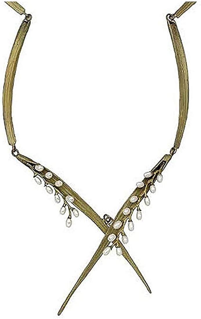 michael michaud 米思珍珠轮廓项链 new#9065