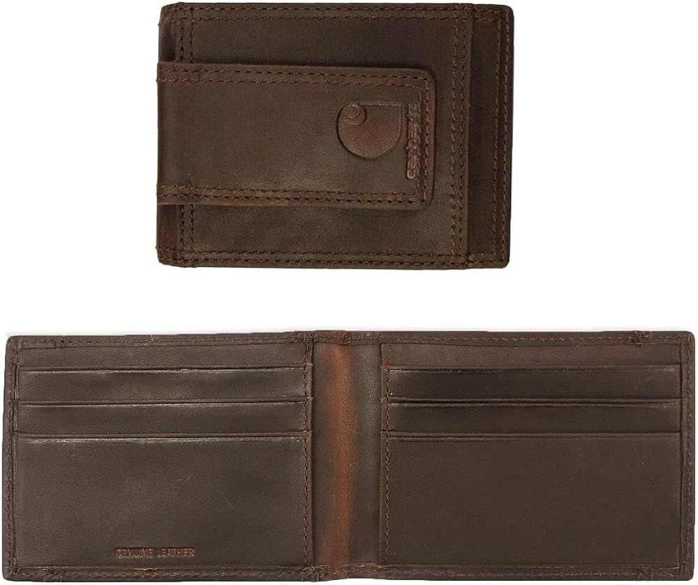 carhartt 男式 61-ch2331 油棕褐色前袋钱包