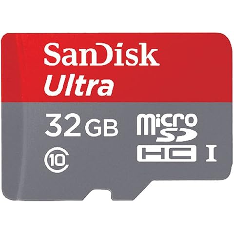 闪迪16gb ultra class 10 micro sdhc 卡高达 48 兆位每秒,带适配器