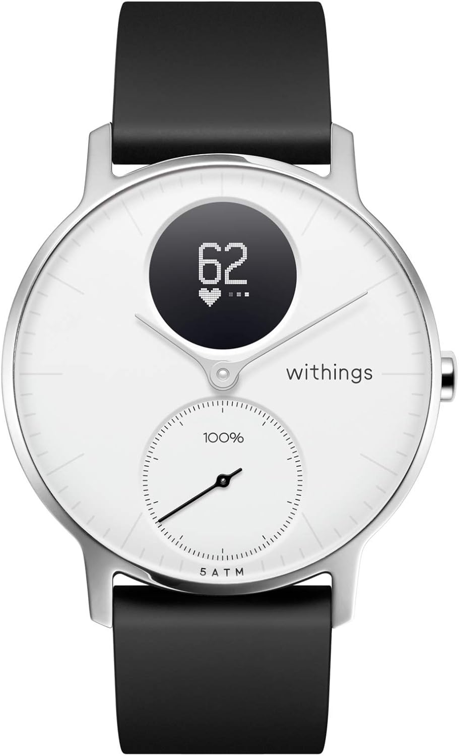 withings steel hr - hybrid smartwatch - fitnessuhr mit herz
