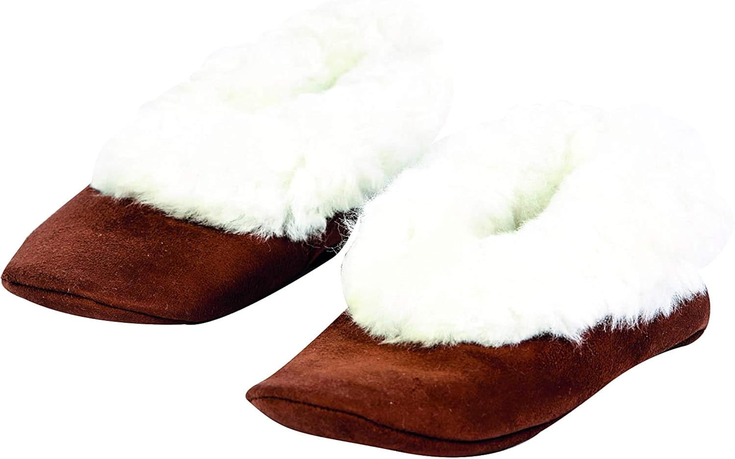 raymis 中性款 * 婴儿羊驼毛绒面革拖鞋 - 柔软,温暖和舒适的睡鞋