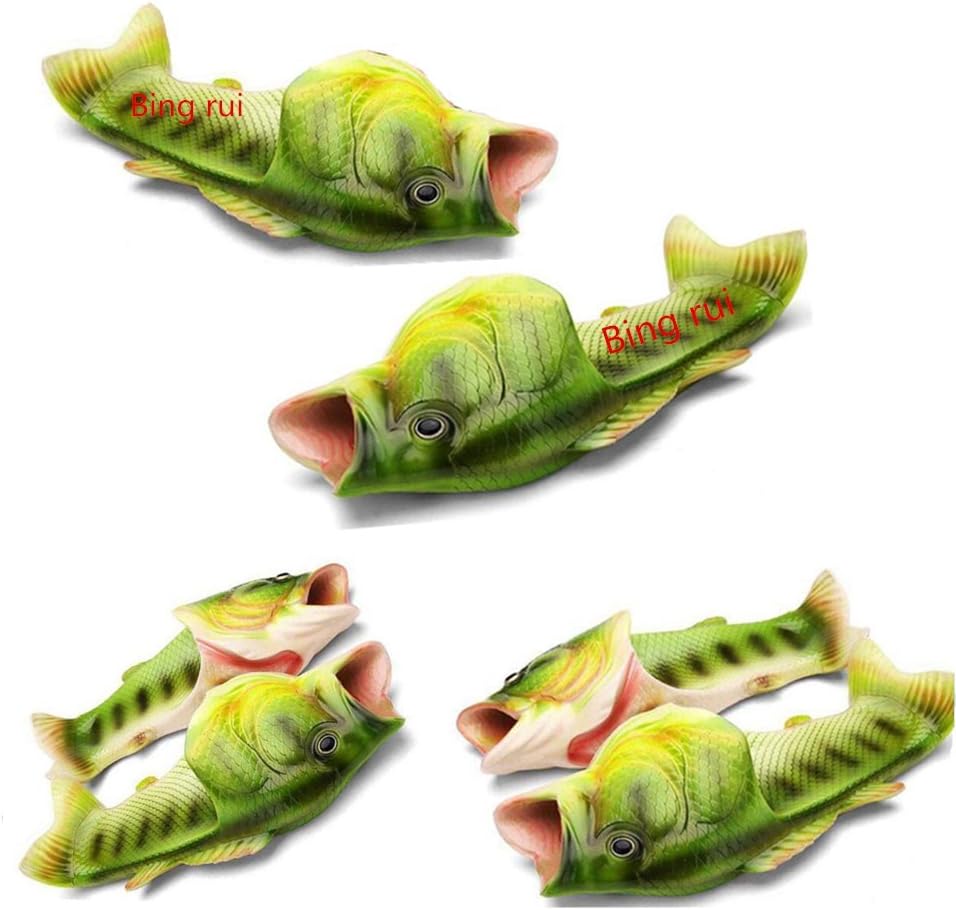 bing rui co 5 色鱼拖鞋沙滩鞋防滑凉鞋创意鱼拖鞋男女休闲鞋