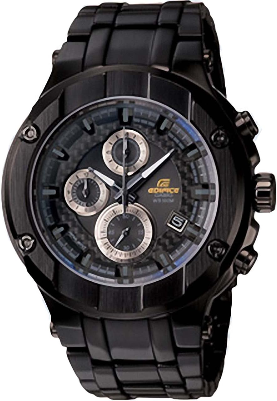 casio 卡西欧 男式手表 efifice 金色标签 efx-500bb-1avdr - ww