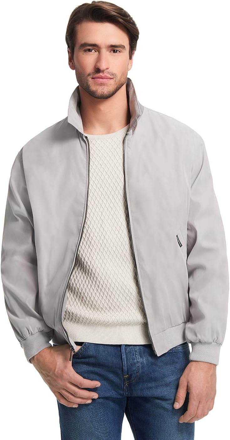 mens microfiber classic golf jacket