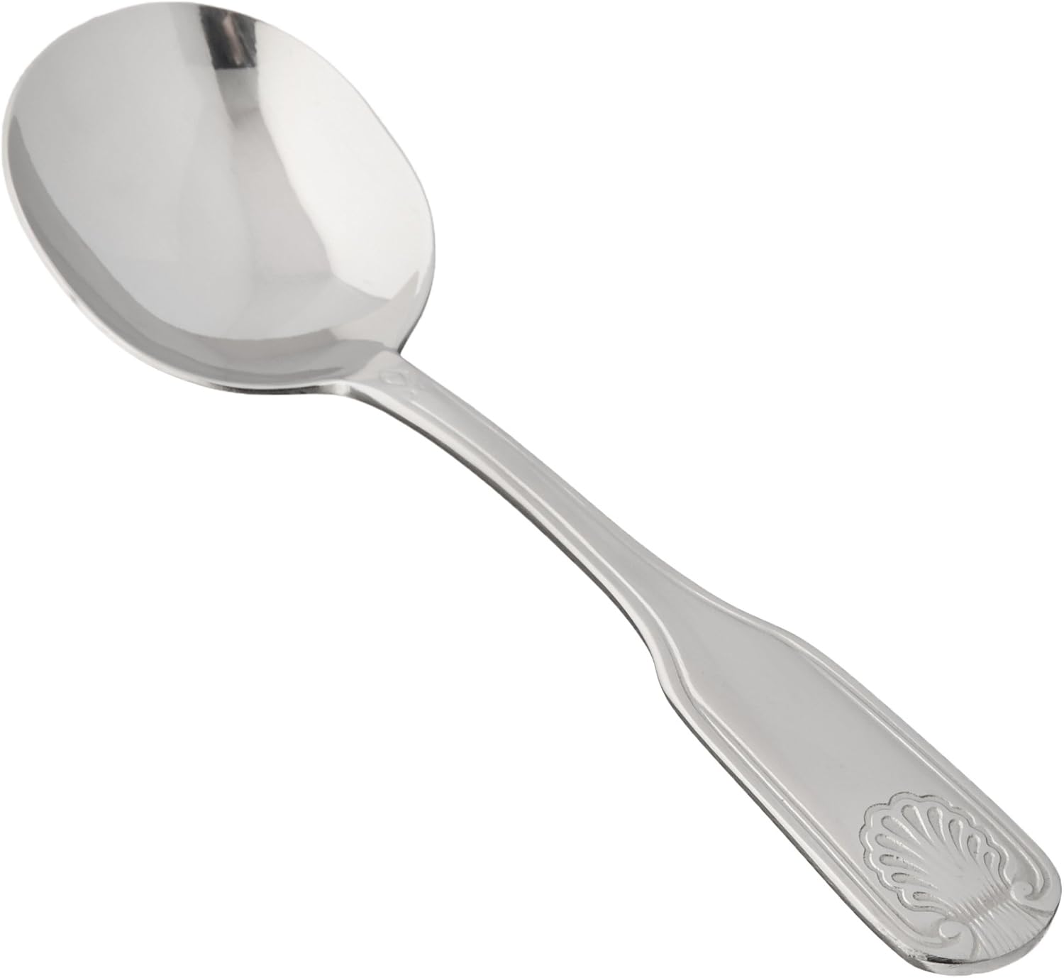 winco 0006-04 12-piece toulouse bouillon spoon set, 18-0 extra