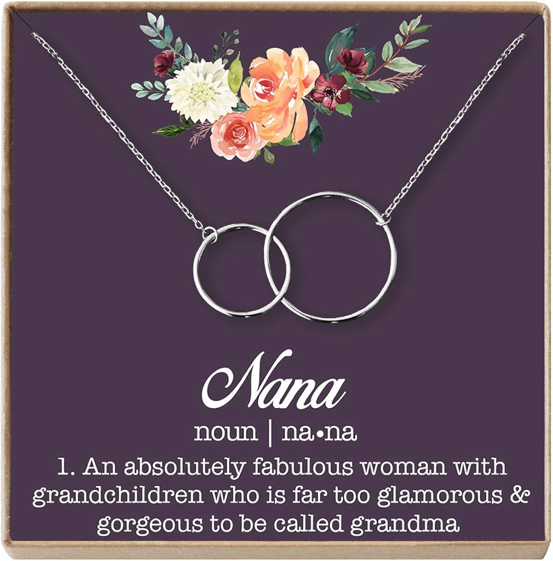 dear ava nana 项链 nana 礼品 nana 项链 nana 首饰母亲节 gift for