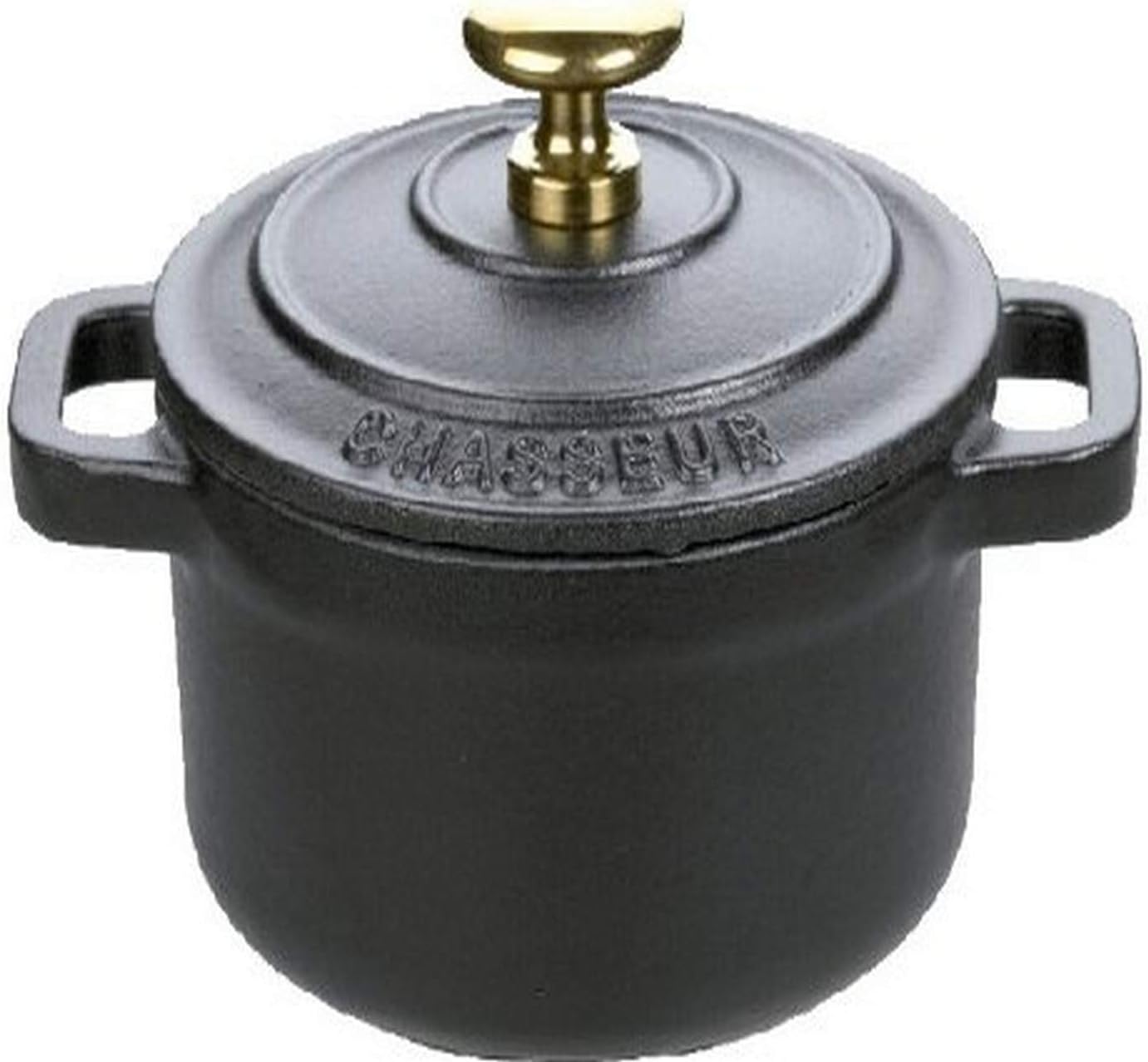 chasseur 迷你铸铁荷兰锅,黑色