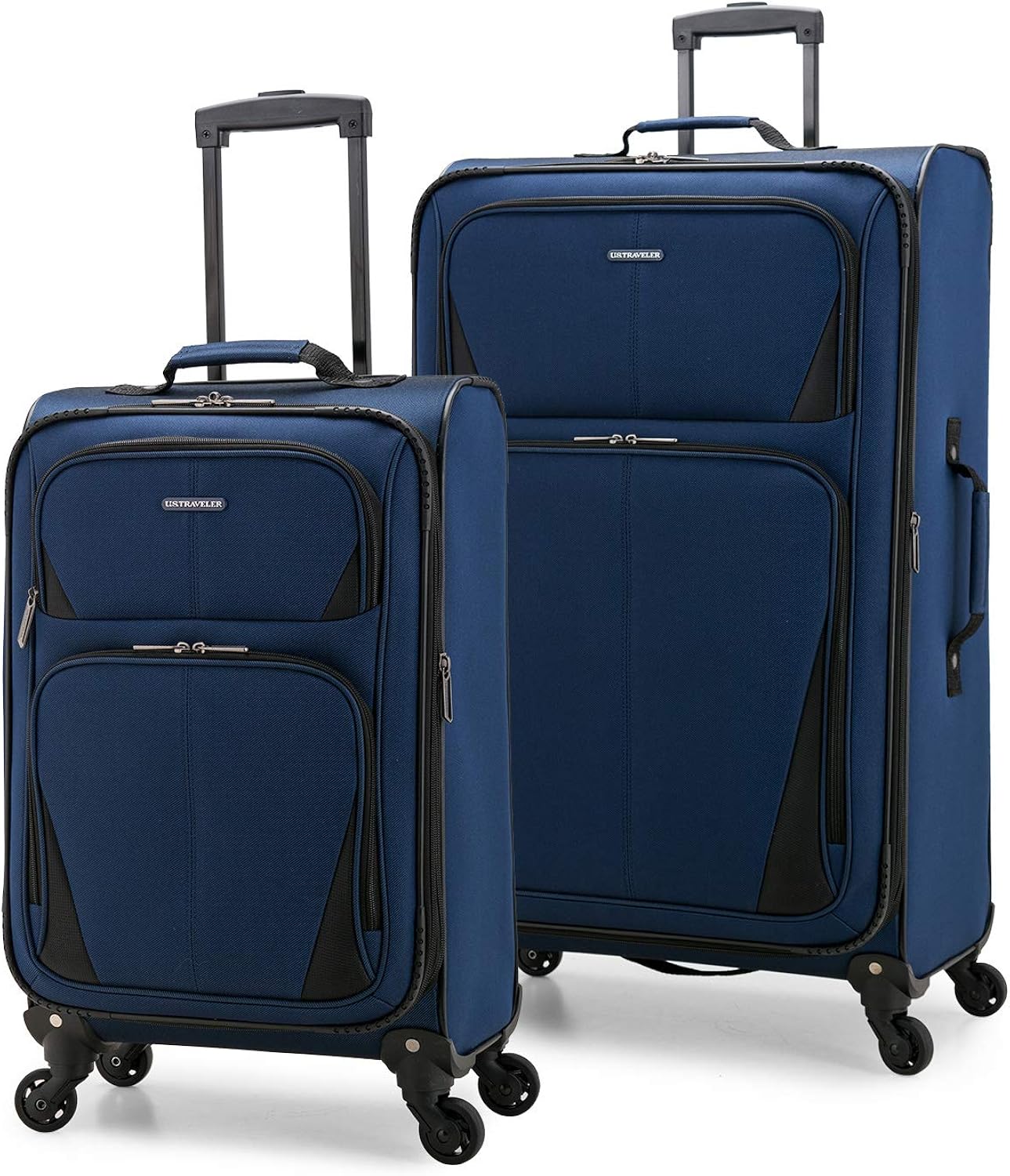 u.s. traveler 带转轮的可扩展软侧行李箱