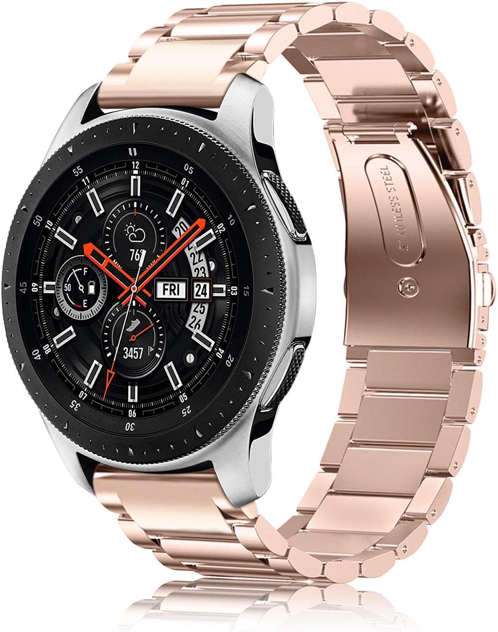 金属手链带替换腕带适用于三星 gear s3 frontier/s3 经典智能手表
