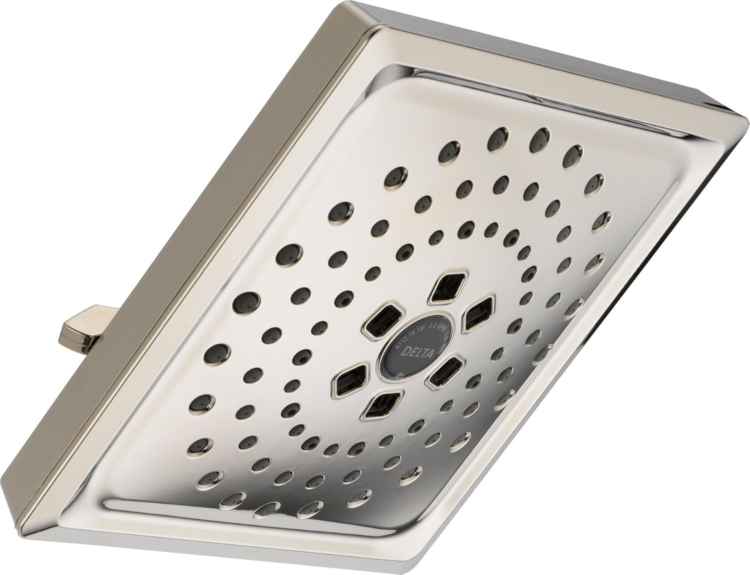 delta 水龙头 52684-ss kinetic 方形雨壶 抛光镍 52684pn