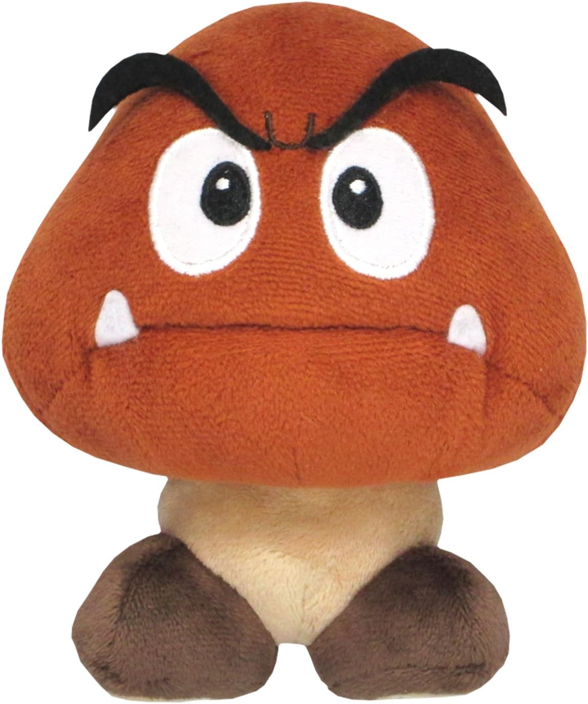 sanei super mario 全明星系列 5" goomba 毛绒玩具,小号