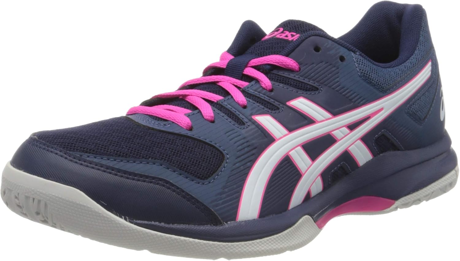 asics 女士 gel-rocket 9 multisport 室内鞋,黑色/argent