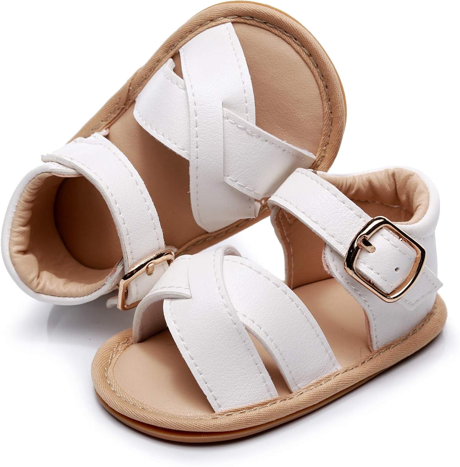 女婴凉鞋橡胶鞋底防滑夏季户外幼童女童凉鞋平底鞋婴儿可爱小童学步鞋