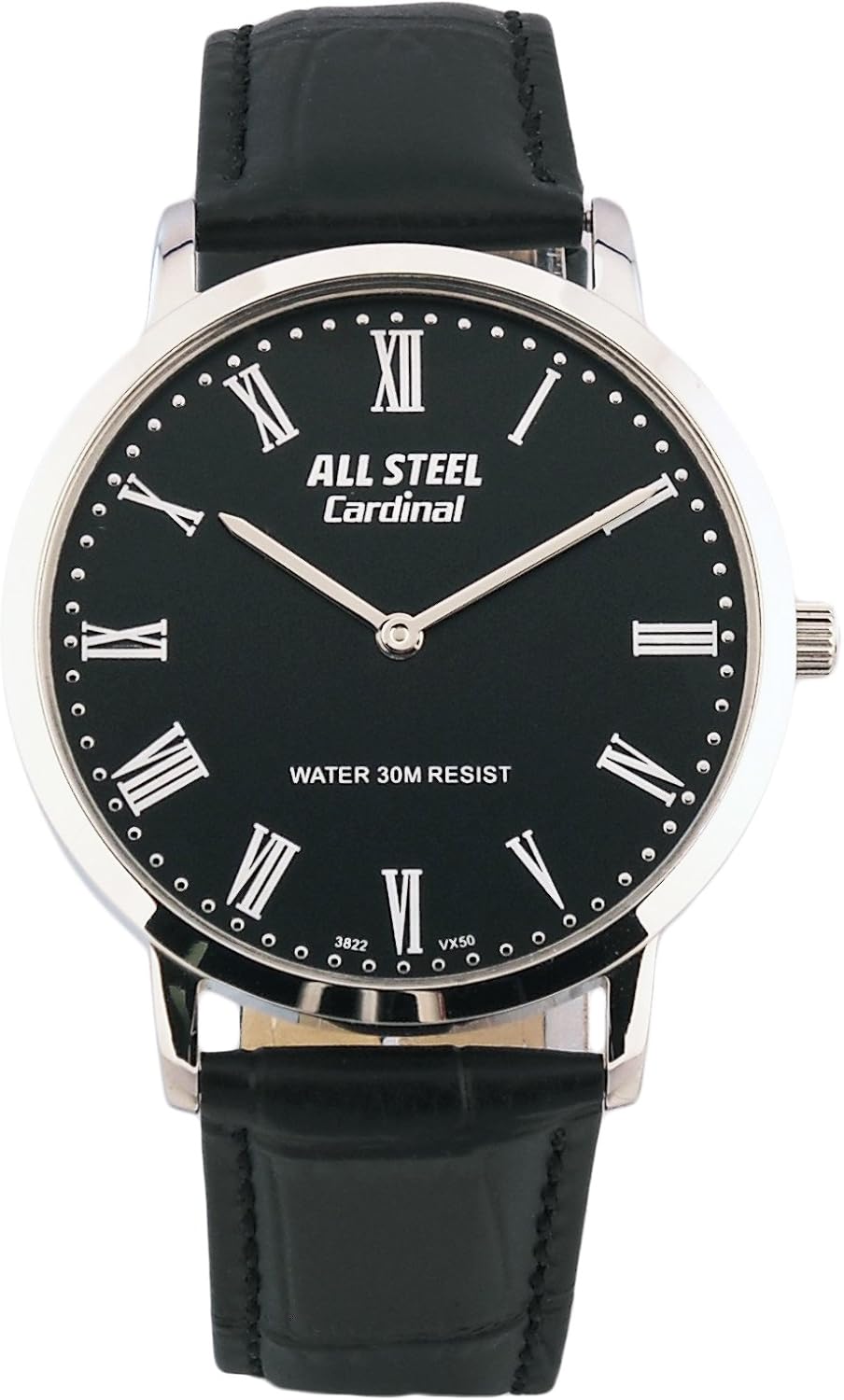 cardinalallsteel石英模拟手表不锈钢