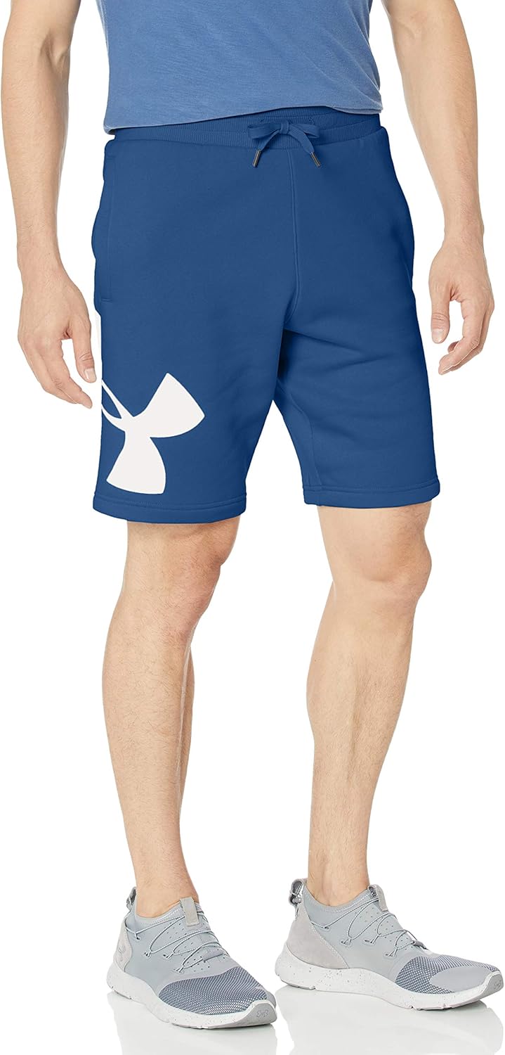 under armour 安德玛 rival 男式抓绒logo短裤 耐用舒适带兜运动短裤