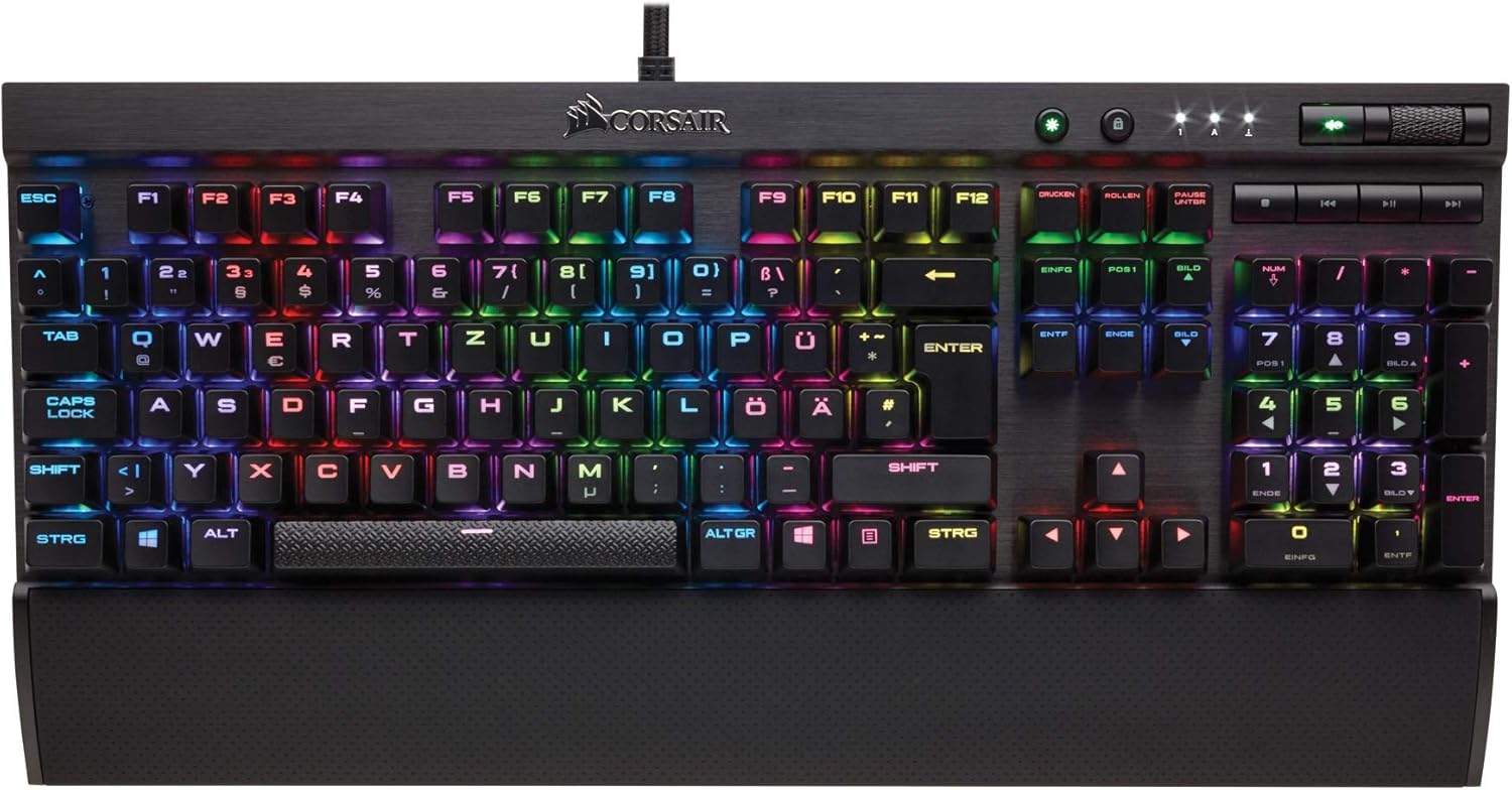 corsair 海盗船 k66 机械游戏键盘 cherry mx red rgb k70 rgb