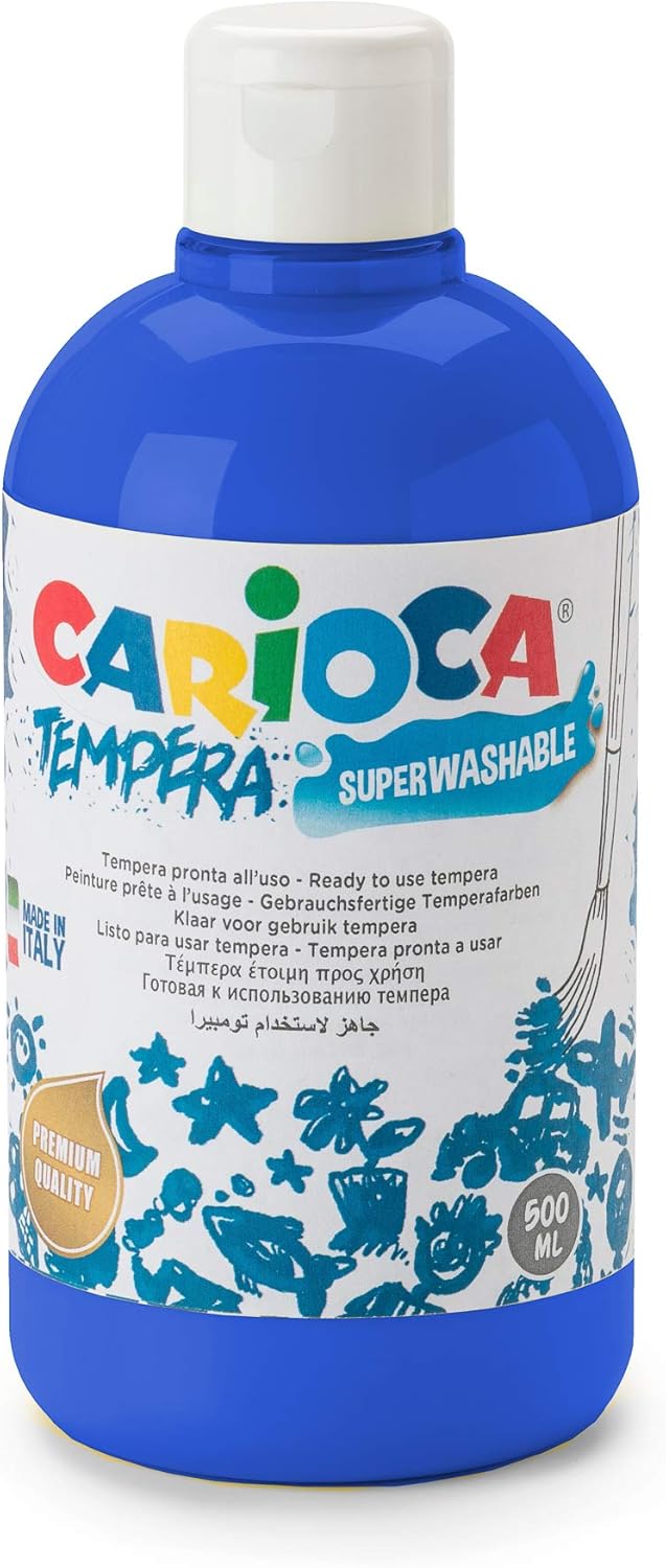 carioca tempera paint 500 毫升瓶装,深蓝色 (ko027/17)