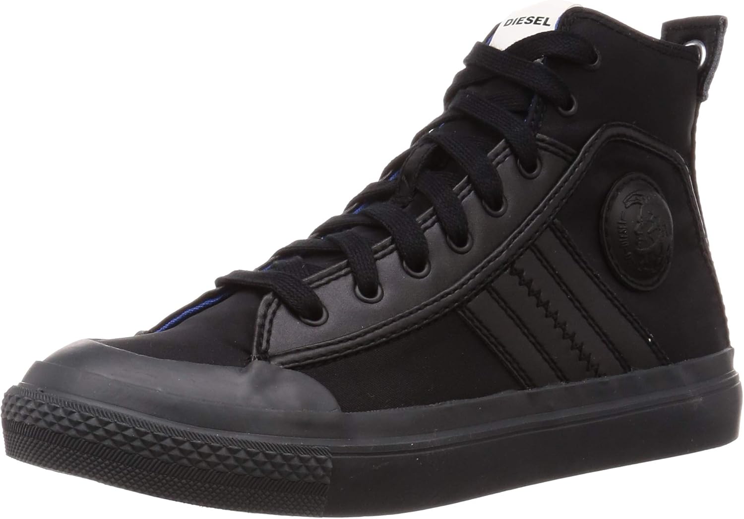 diesel 男士 s-astico 系带运动鞋 黑色 7