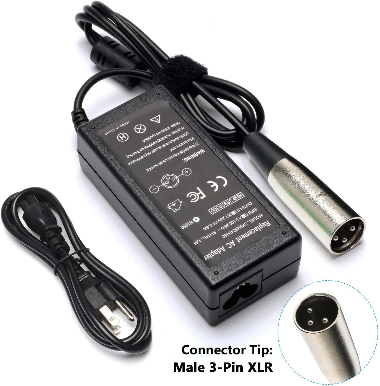 trimnpy 36w 电动滑板车自行车电机充电器适用于 ezip 400,500,750