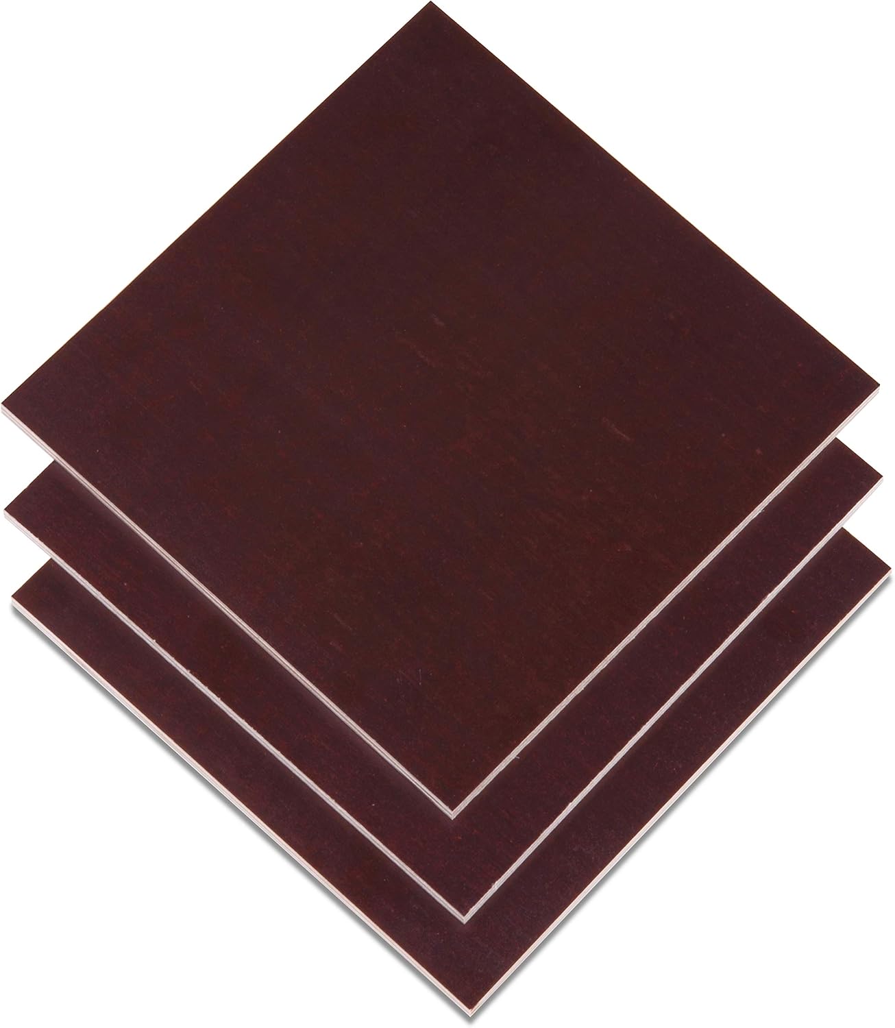 12mm 1/2" x 12 x 12 欧式彩色酚醛胶合板 brown-dark latvian birch