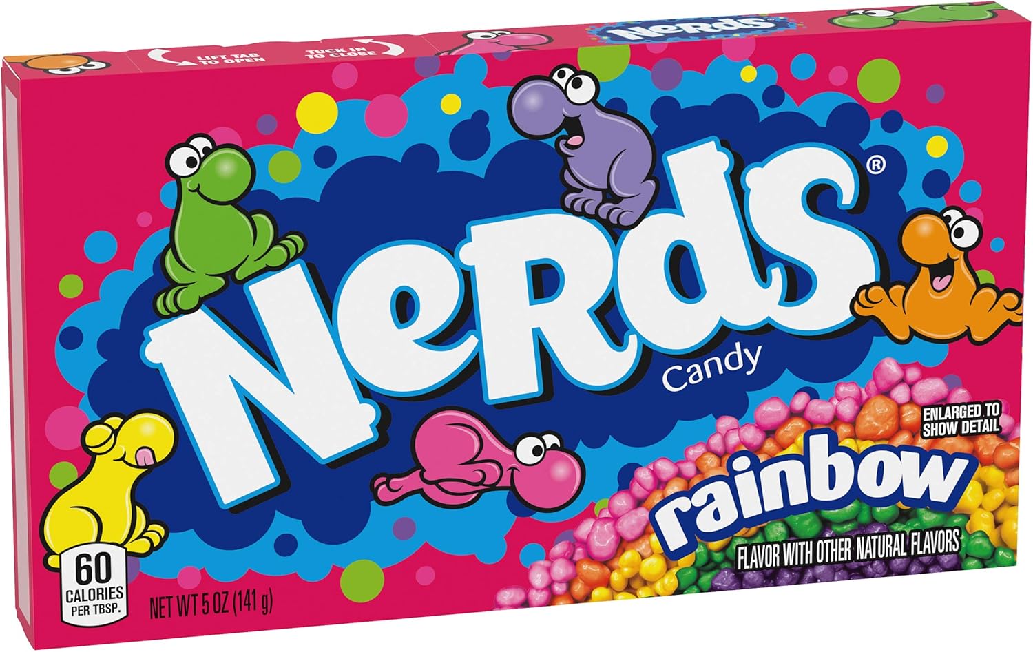 nerds 彩虹糖,长方盒,141.5克,12个包装