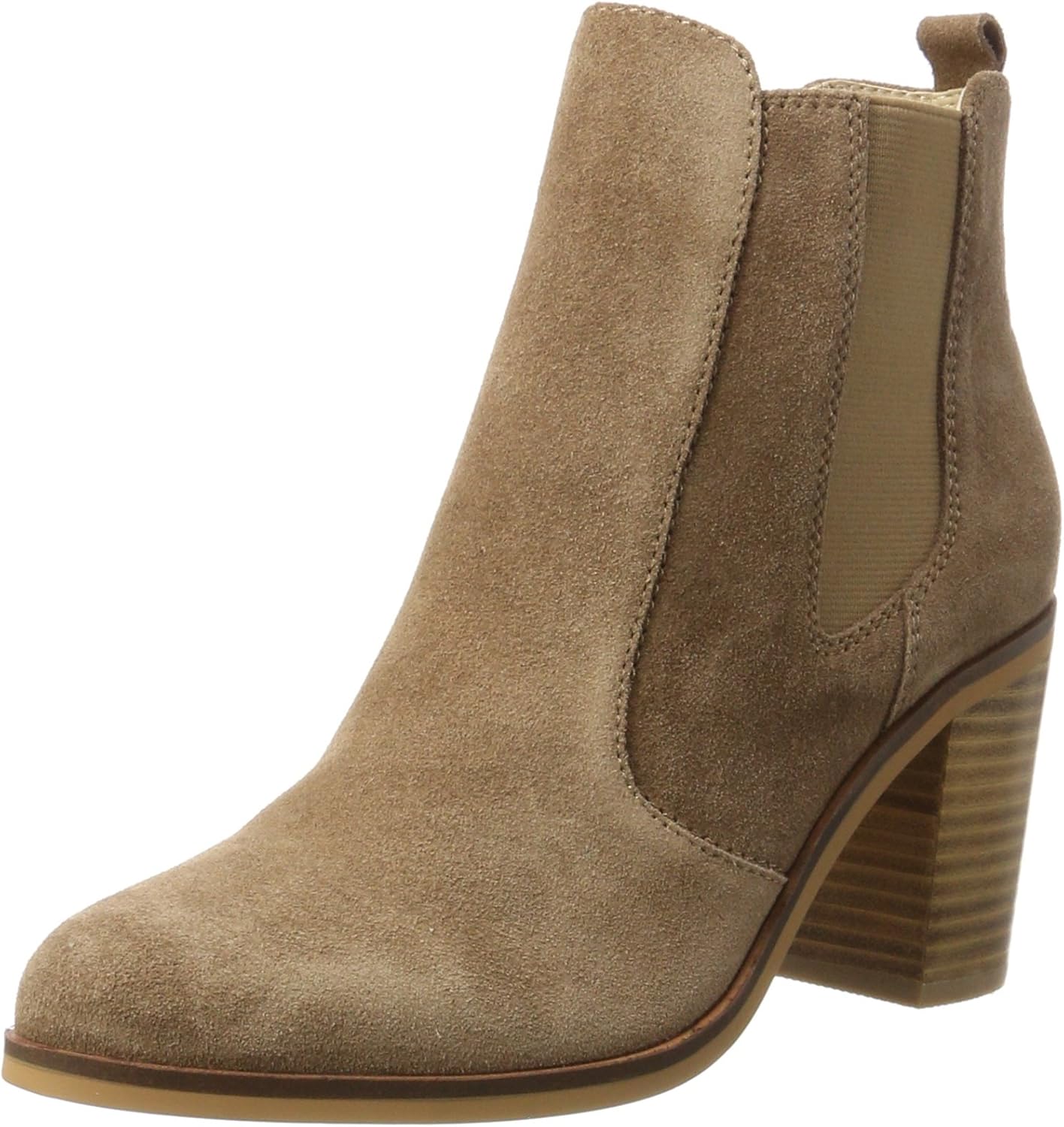 buffalo london 女式416 – 7044牛皮麂皮 chelsea 靴子