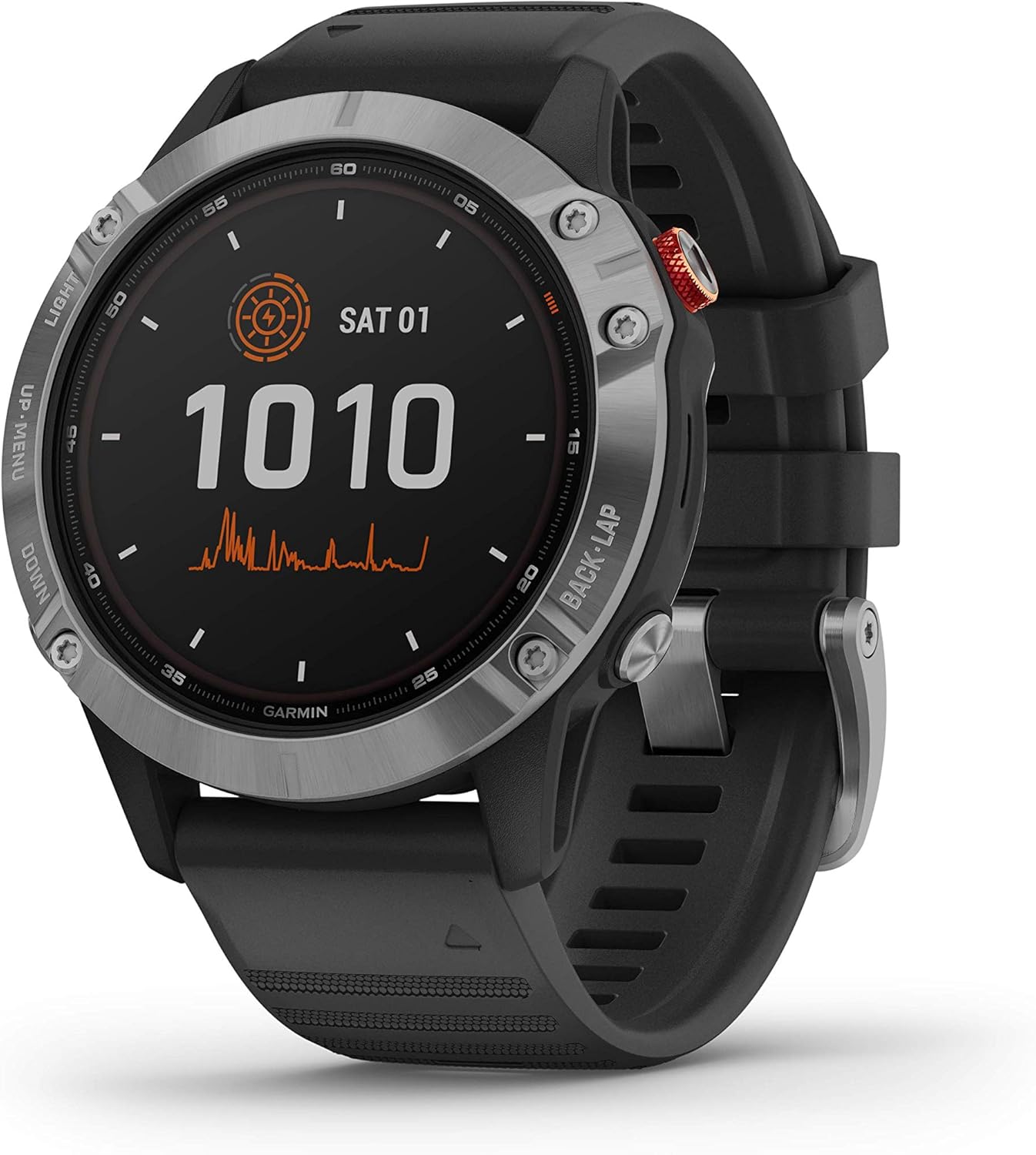 garmin 佳明 fenix 6 太阳能 gps 多端口智能手表带太阳能充电功能,可