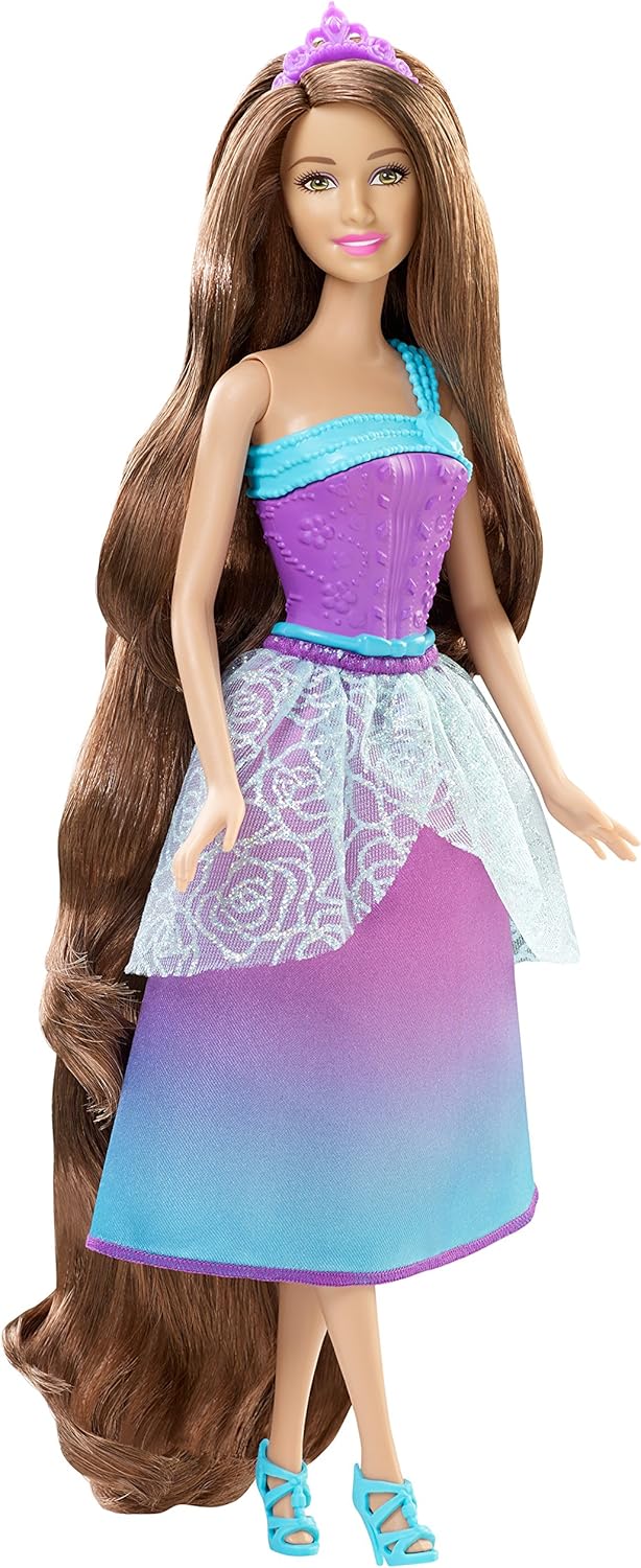 barbie 无穷发王国公主玩偶 紫色