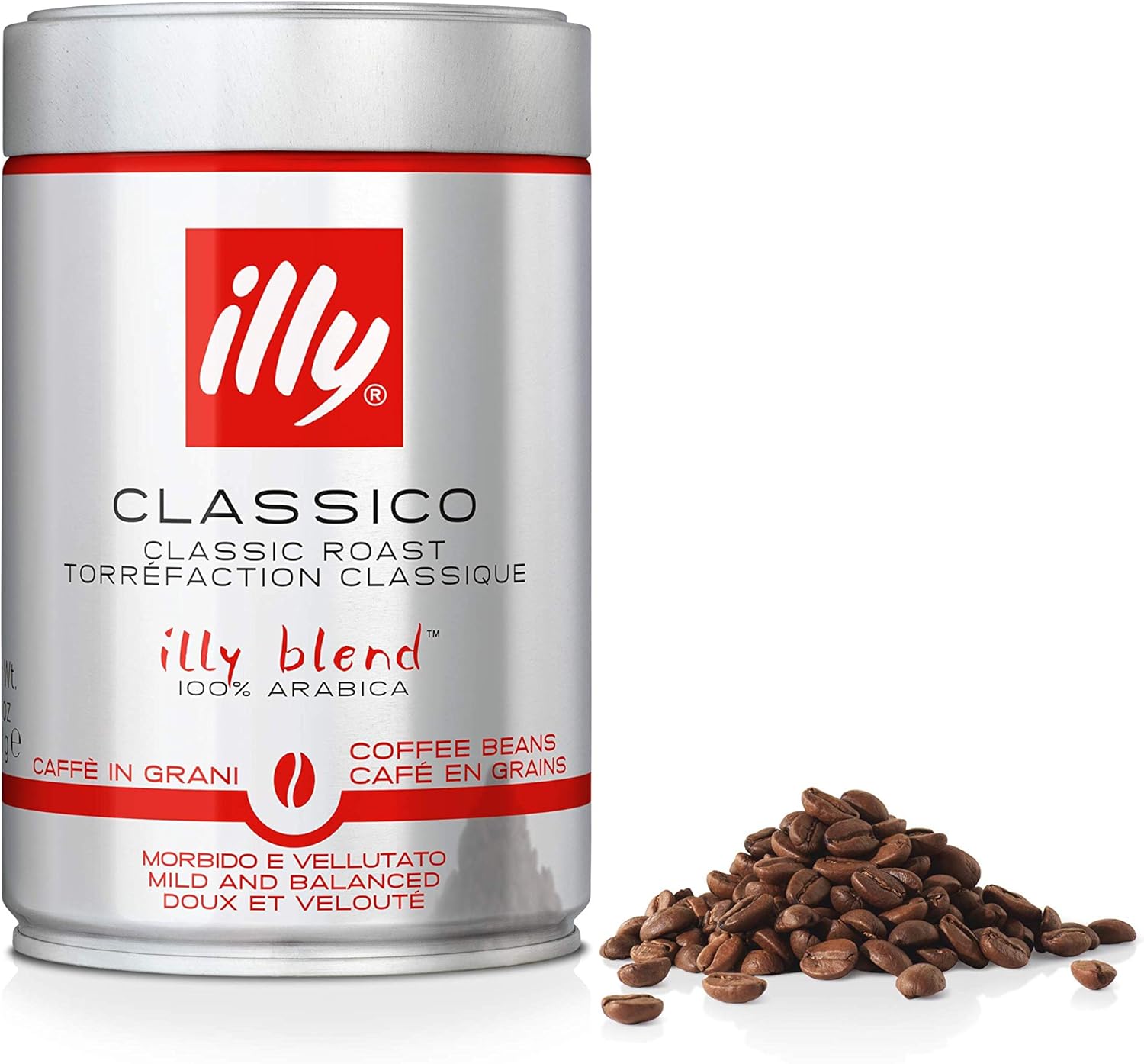 illy 意利浓缩咖啡全豆,意式传统口味,经典丝滑,250克