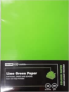 颜色 地板80 gsm 纸张 - 石灰绿(25件)