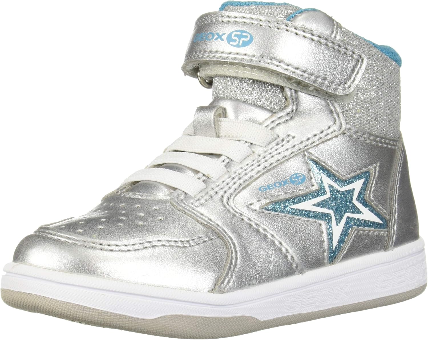 geox 儿童 maltin girl 14 sp 高帮魔术贴运动鞋