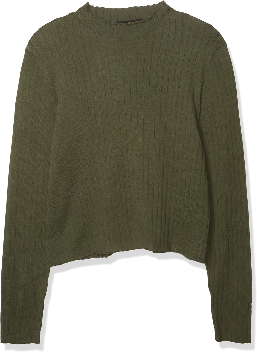 forever 21 女式加大码罗纹企领上衣,橄榄色,3x 码