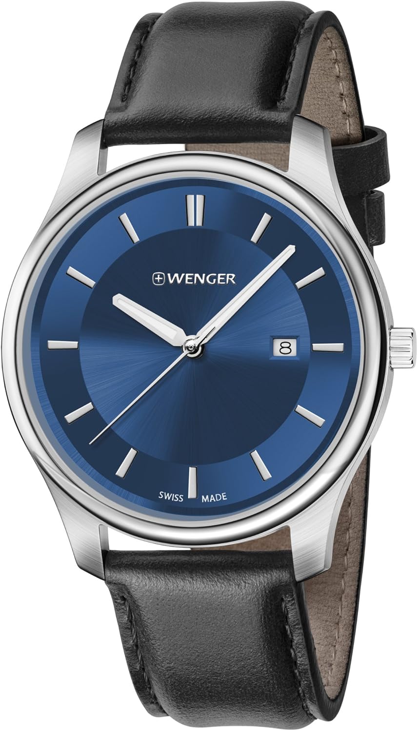 wenger 威戈 男式城市经典模拟显示瑞士石英