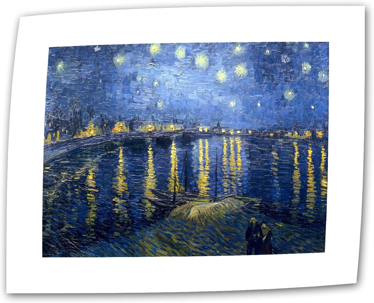 art wall starry night over the rhone by vincent
