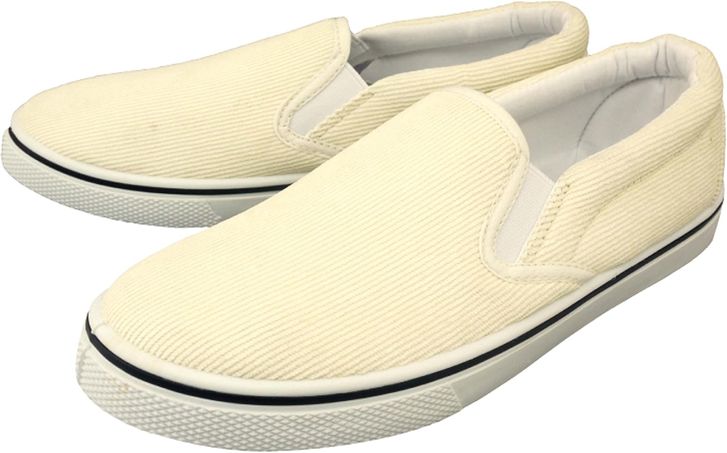 可爱 灯芯绒 懒汉鞋 运动鞋 女式 象牙色 m23~24cm 99298