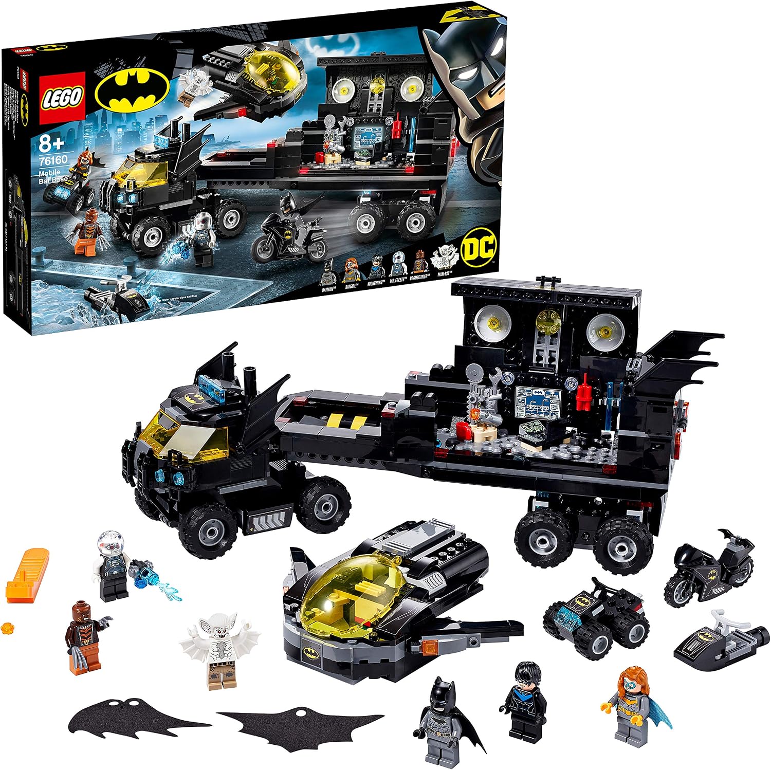 lego 乐高 *英雄系列 蝙蝠侠的移动基地拖车 76160