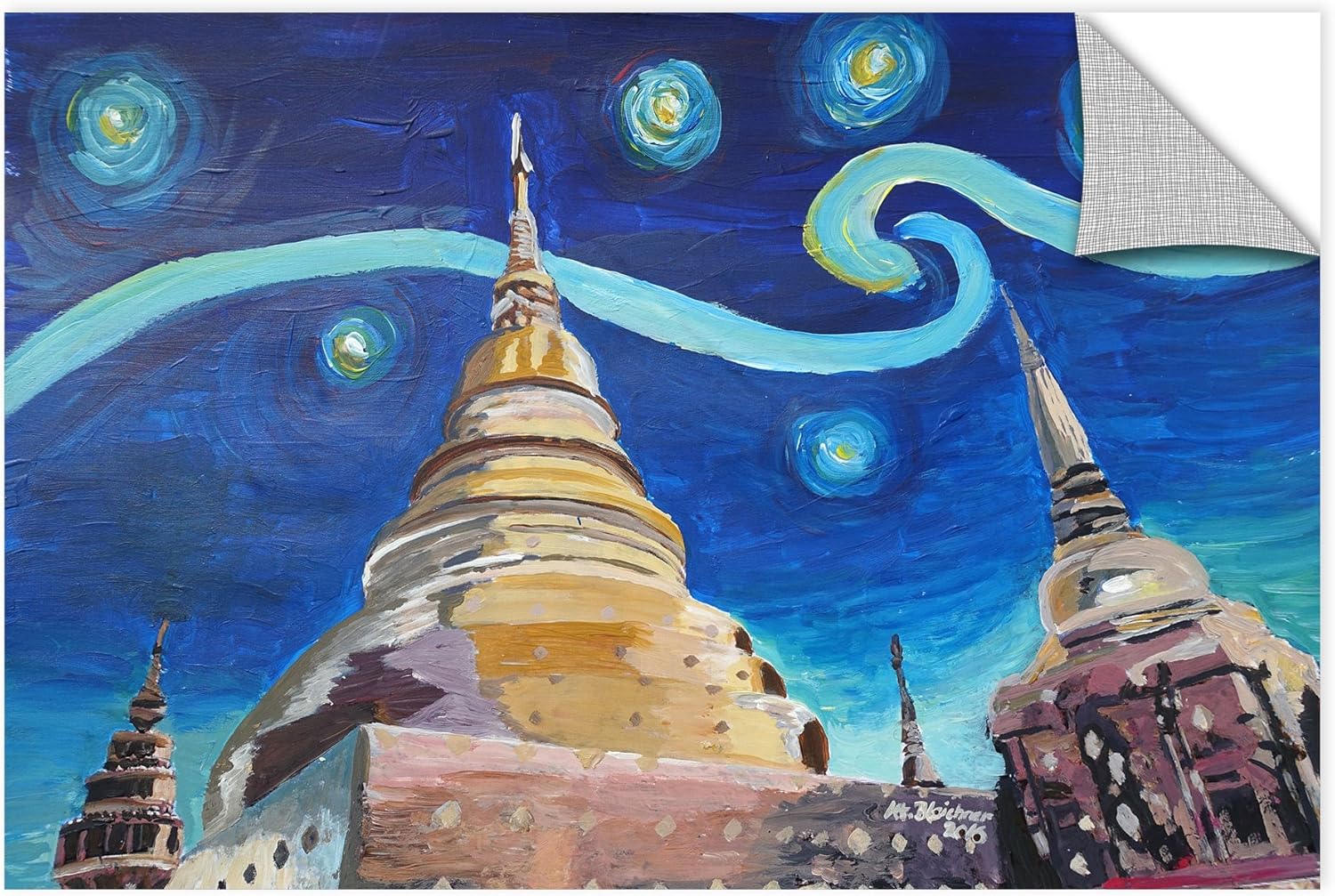 tremont hill marcus/martina bleichner"泰国之夜"可拆卸墙艺术壁画