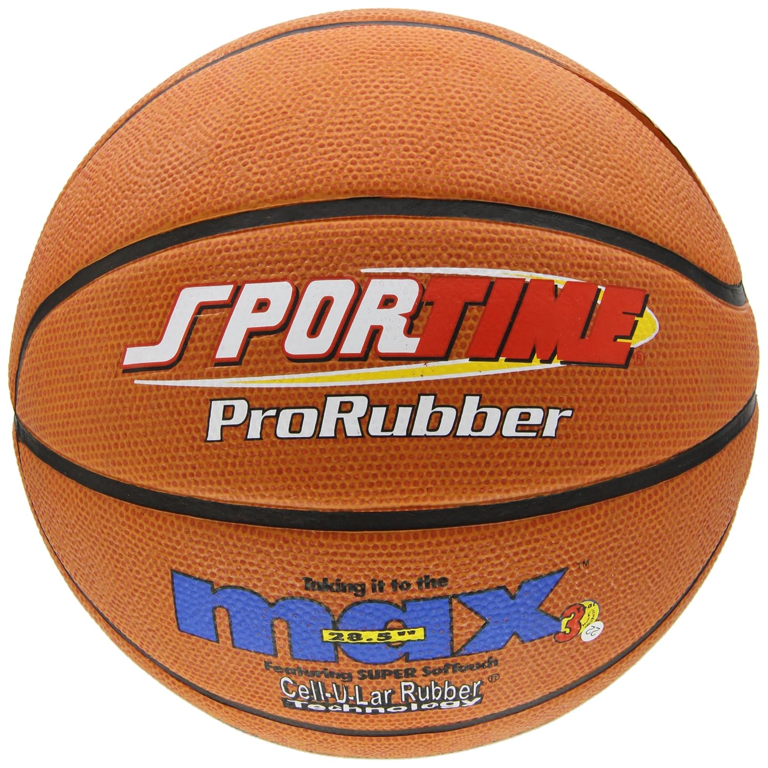 sportimemax prorubber 篮球 - 中级 28.5 英寸 - 棕褐色