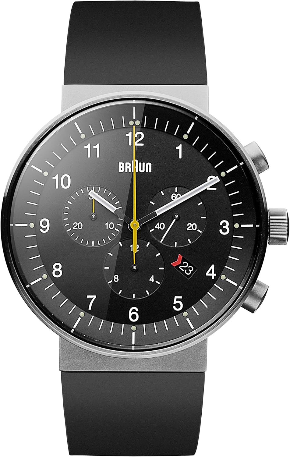 braun 博朗 男式 bn0095bkslbkg prestige 模拟显示瑞士石英黑色手表