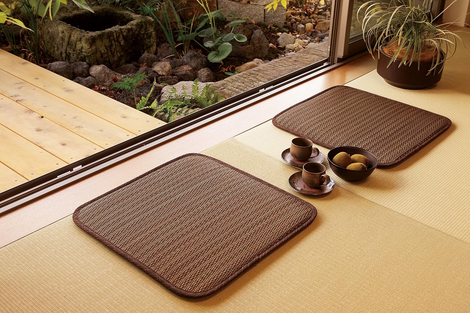 萩原 灯心草 "南风"系列 草席枕头 棕色 81848703